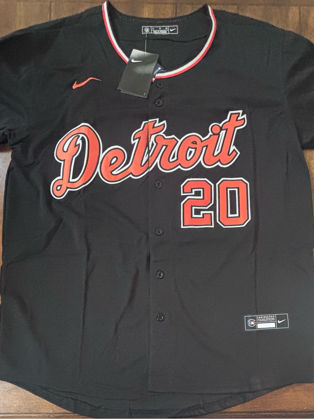Detroit Tigers Spencer Torkelson  Adult XL  (Black) Alternate Jersey NWT